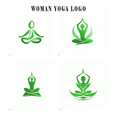 Woman - Yoga Logo Design Template cover image.