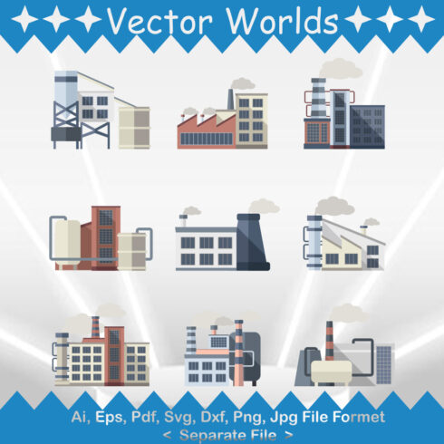 Industrial SVG Vector Design cover image.