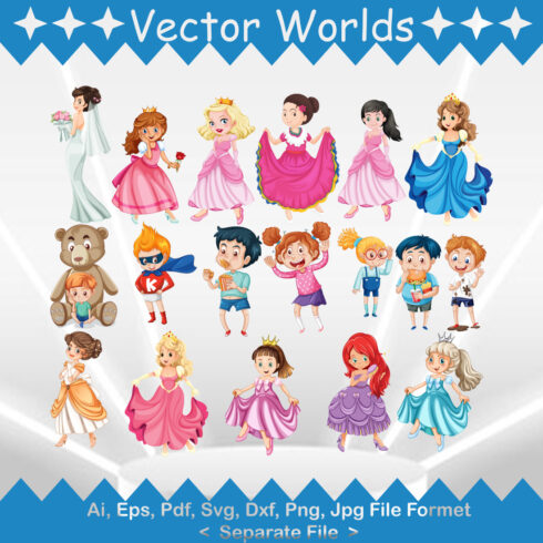 Doll SVG Vector Design cover image.