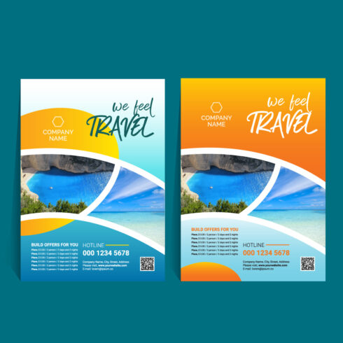 Travel Flyer Design cover image.