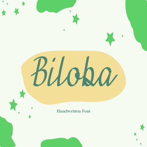Biloba | Handwritten Font cover image.