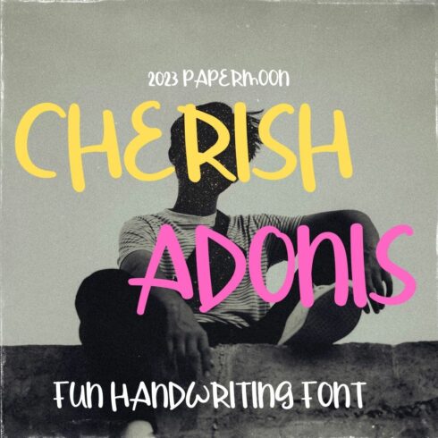 Cherish Adonis: Fun Handwriting Font cover image.
