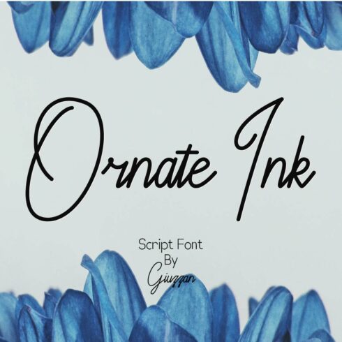 Ornate Ink | Script Font cover image.