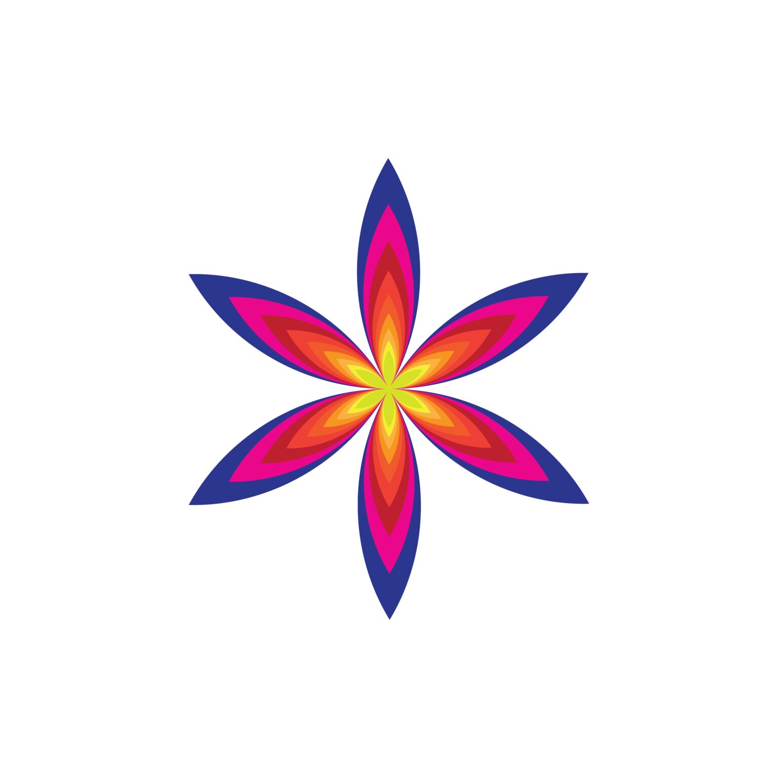 Simple Flower Design Vector Image Template - MasterBundles