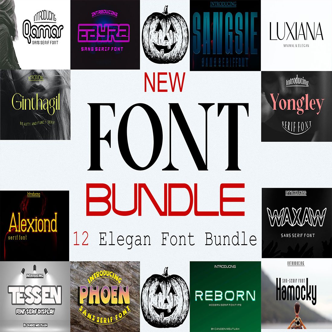 Font Bundle Elegant cover image.