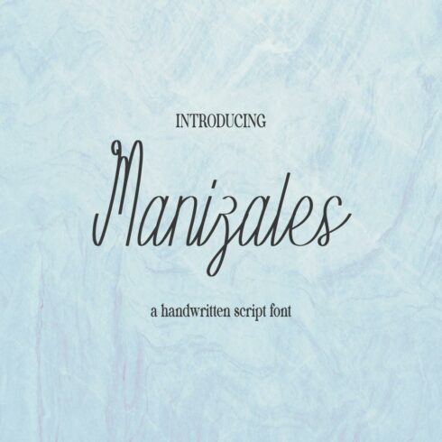 Manizales | Handwritten Script Font cover image.
