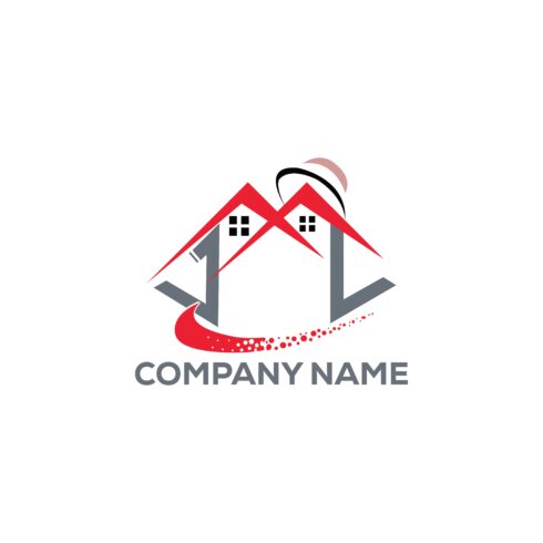 Real Estate Logo or Icon Design Vector Image Template cover image.