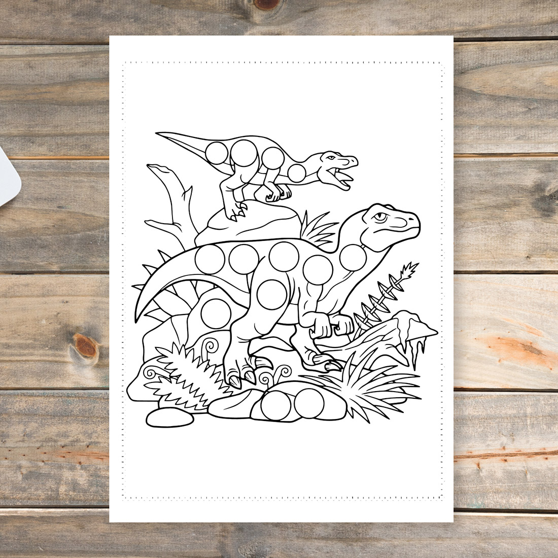 185 Vector Animals Dot Coloring Pages preview image.