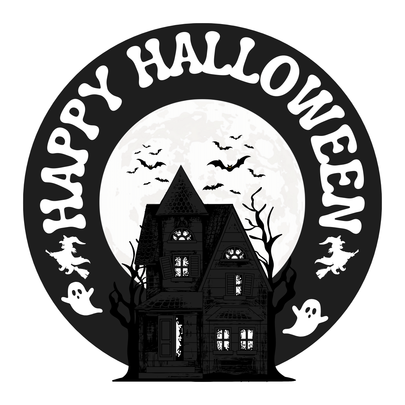 5 New Happy Halloween Sticker preview image.