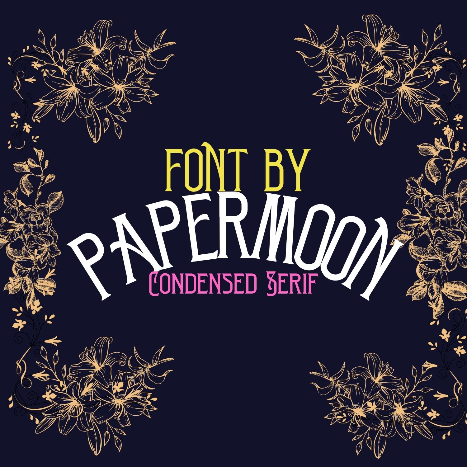 Victorian - Vintage Condensed Display Font preview image.