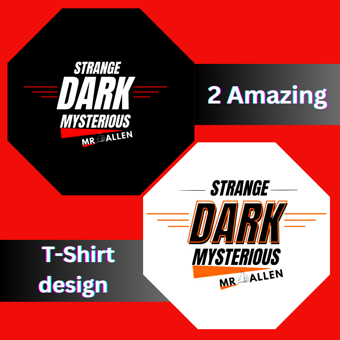 2 amazing t shirt design 348