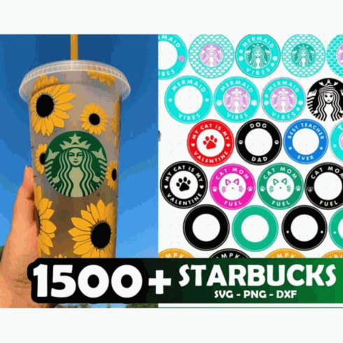 1500 Starbucks SVG, Original Starbucks Logo, Starbucks Symbol, Starbucks Logo PNG, Starbucks Logo SVG, Starbucks Cup SVG cover image.