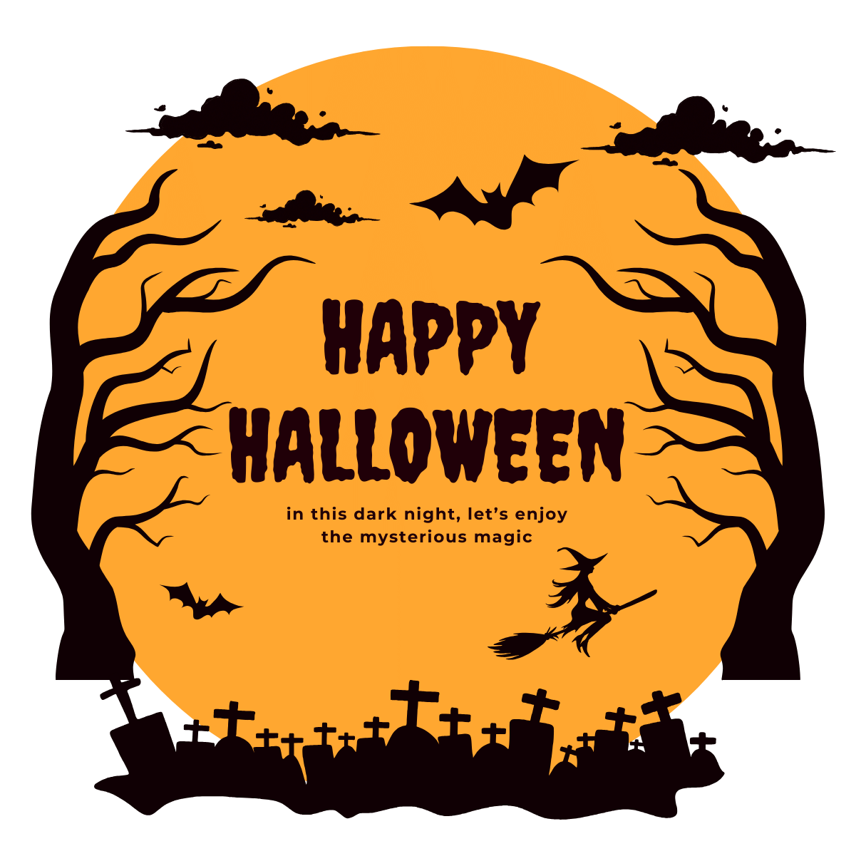 Happy Halloween Stickers cover image.