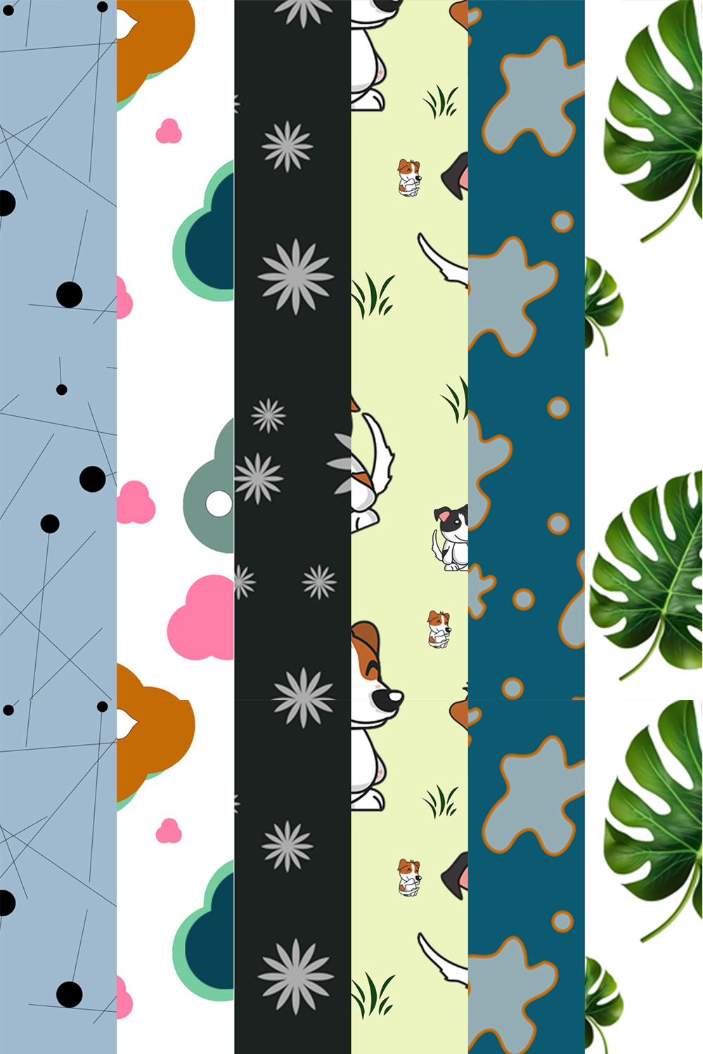 Seamless wallpapers for kids room pinterest preview image.