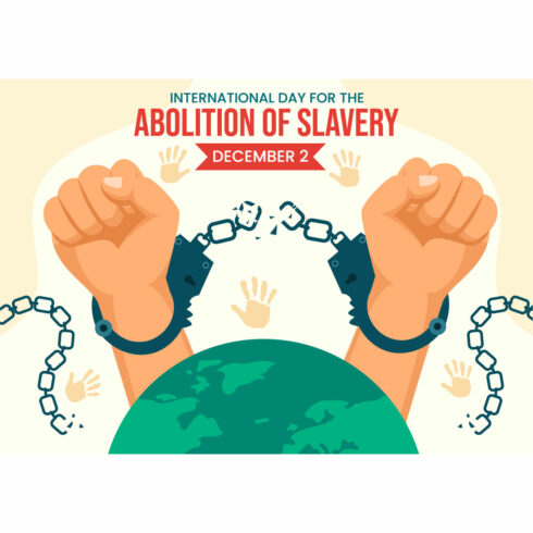 9 Day for the Abolition of Slavery Illustration cover image.
