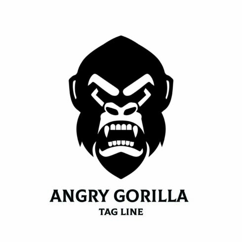 Angry Gorilla Head Logo cover image.