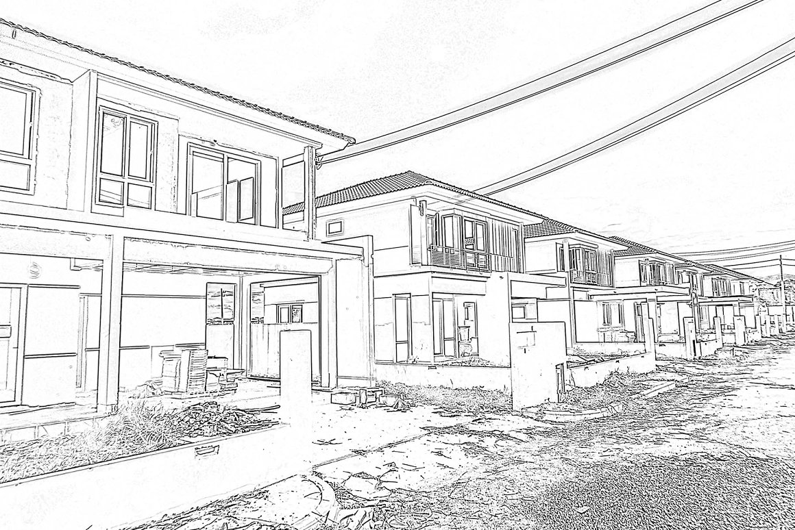 architecture line art 05 304