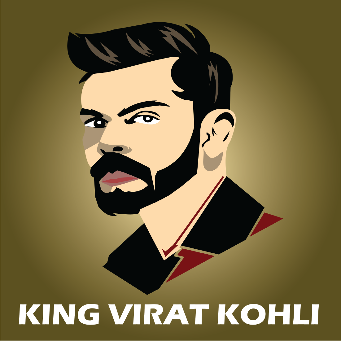 Virat Kohli Art preview image.