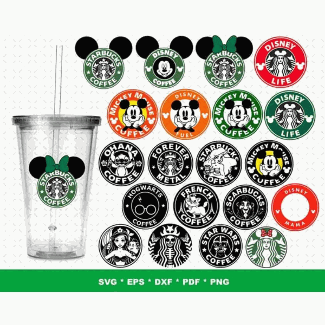 1500 Starbucks SVG, Original Starbucks Logo, Starbucks Symbol, Starbucks Logo PNG, Starbucks Logo SVG, Starbucks Cup SVG preview image.