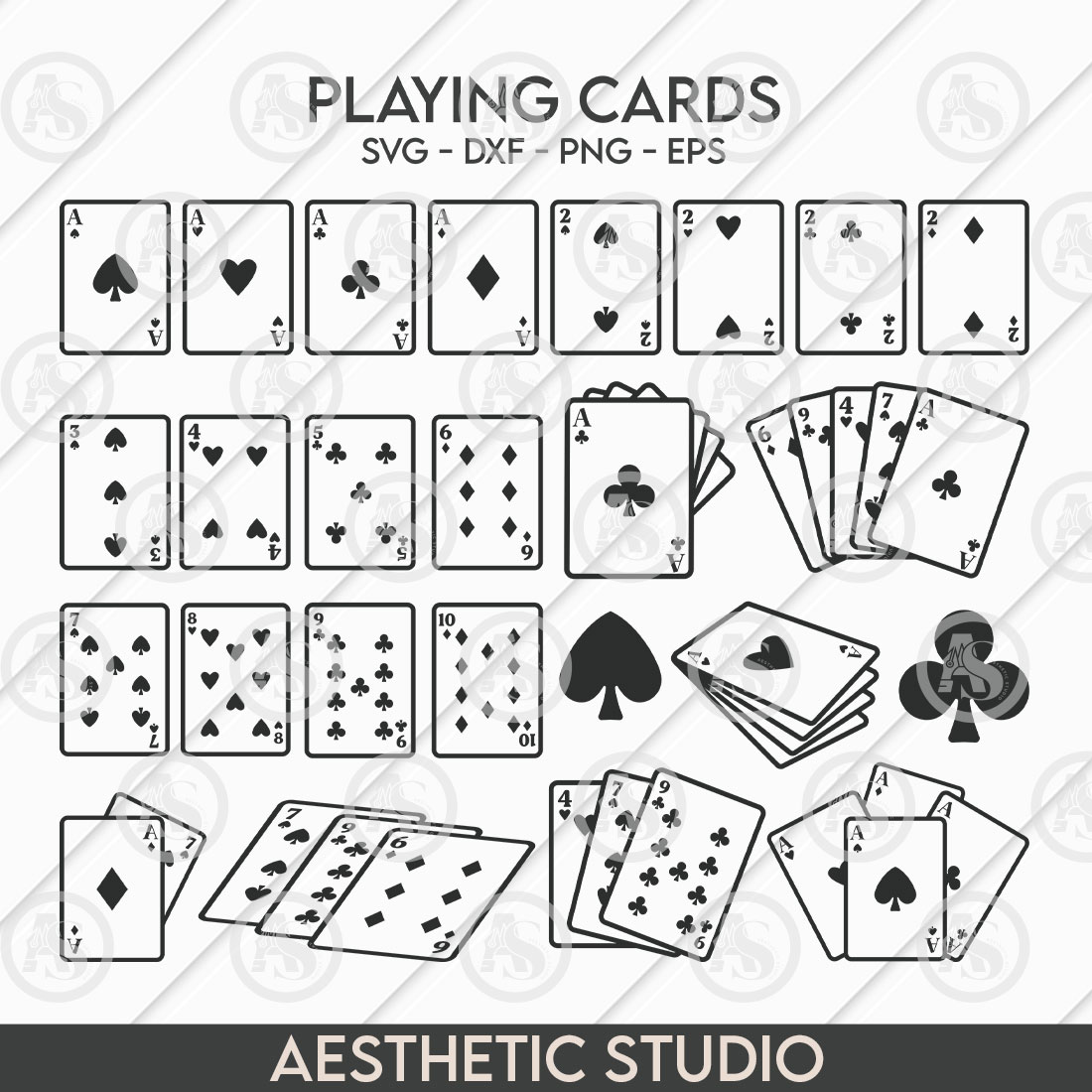 bcs0018 playing cards outline 01 520