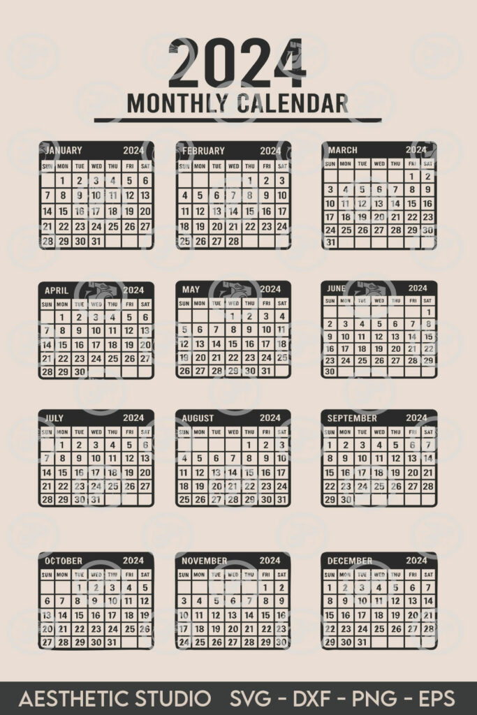 2024 Calendar