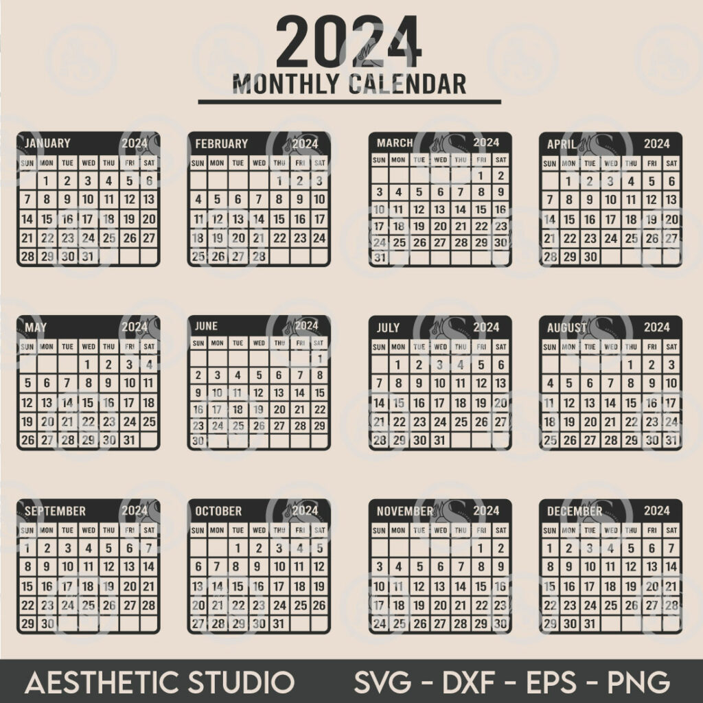 2024 Calendar