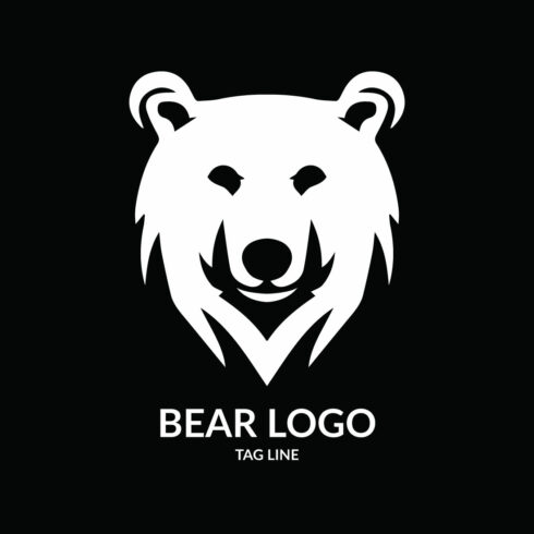 Bear Head Logo Template cover image.