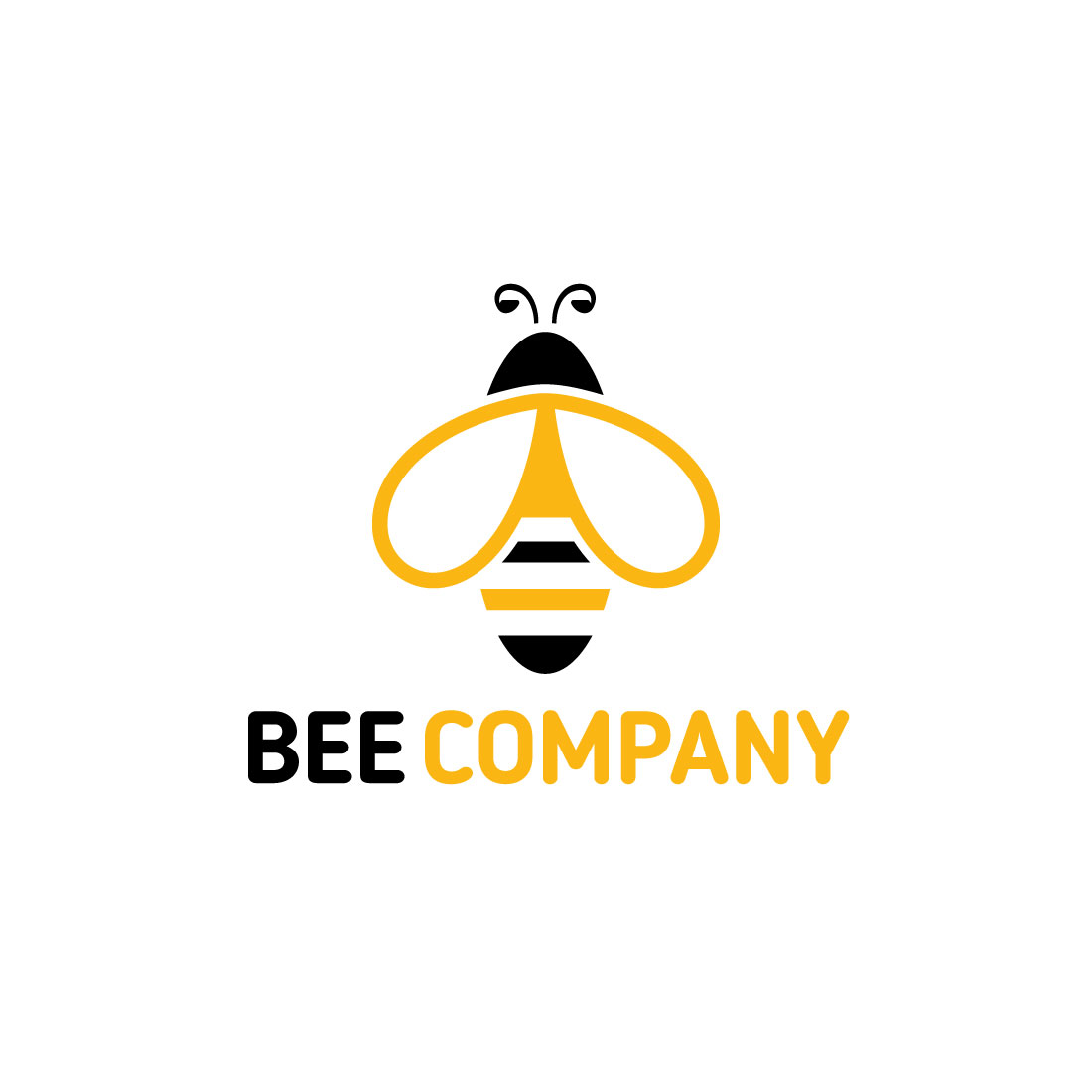 Bee Company logo design preview image.