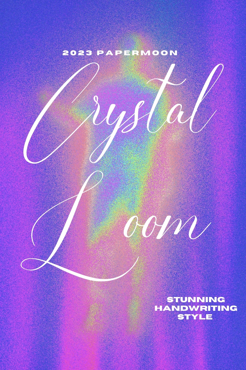 Crystal Loom Stunning Script Font pinterest preview image.