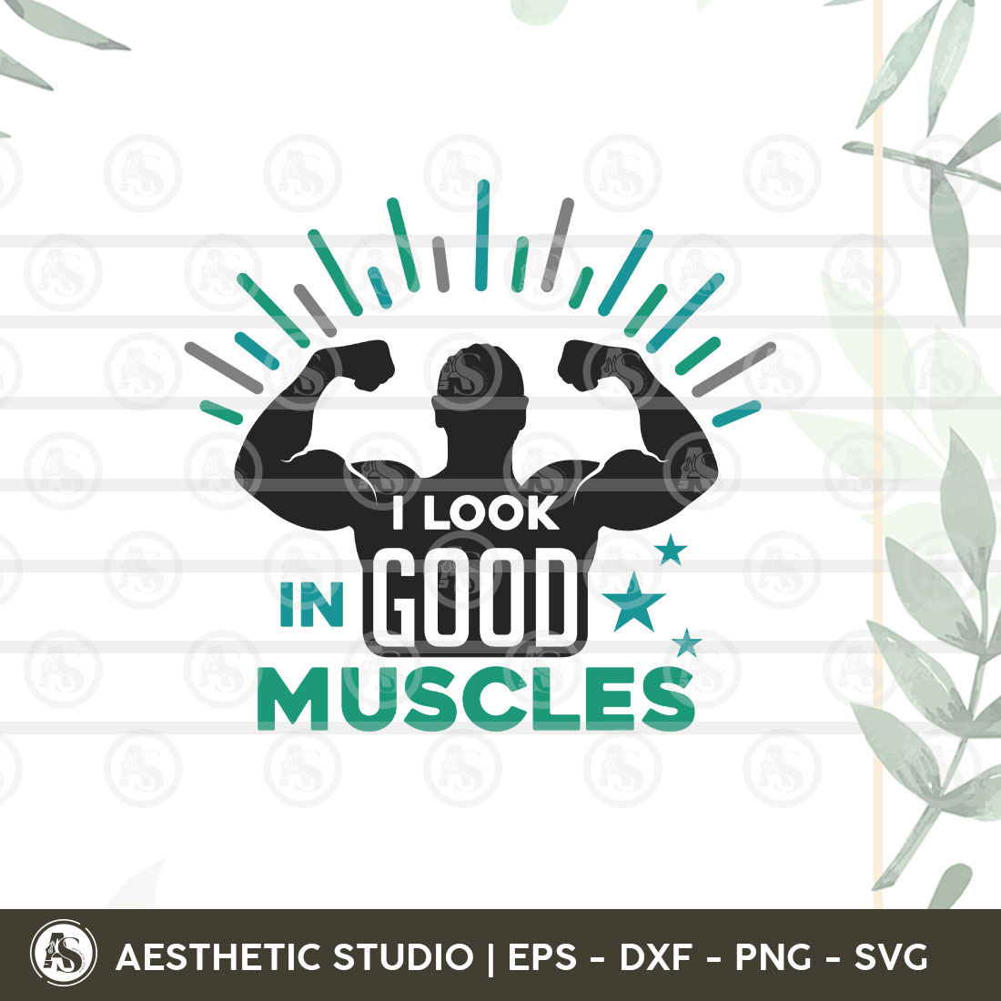 Gym Svg, I Look Good In Muscles Svg, Workout, Fitness, Weights, Gym Shirt Svg, Gift For Gym Lover, Gym Png Cut Files, Dxf, Svg, Eps cover image.