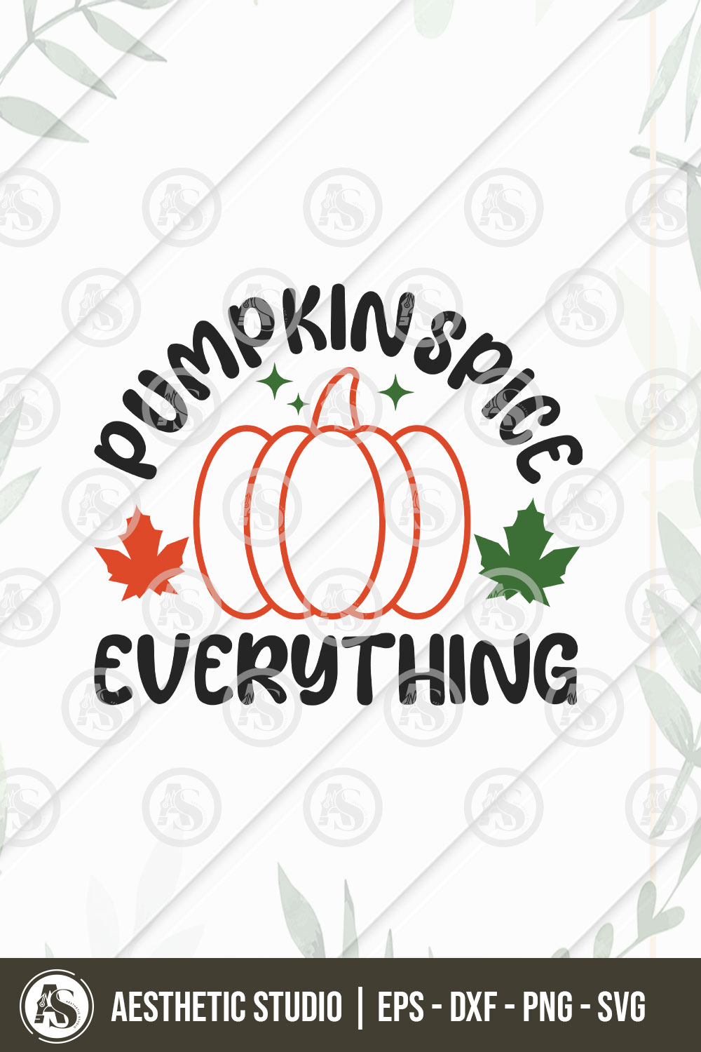 Pumpkin Spice Everything Svg, Fall Svg, Autumn Svg, Thanksgiving Svg, Grateful svg, Thanksgiving Quote, Cut Files for Cricut, Thankful Svg, Pumpkin svg, Turkey svg, Gobble Svg, Pumpkin Spice, Fall Leaves Svg, Fall Vibes Svg, Everything Svg, Thanksgiving Shirt, Thanksgiving png, Thanksgiving eps, Thanksgiving day, gift for Thanksgiving, holidays, celebrate, Cut Files pinterest preview image.