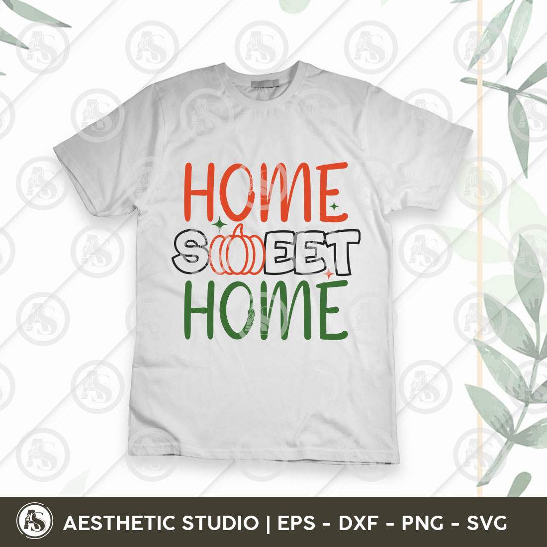 Home Sweet Home Svg, Thanksgiving Svg, Thanksgiving Quote, Cut Files for Cricut, Thankful Svg, Pumpkin svg, T-shirt Design, Gobble Svg, Pumpkin Spice, Fall Leaves Svg, Fall Vibes Svg, preview image.