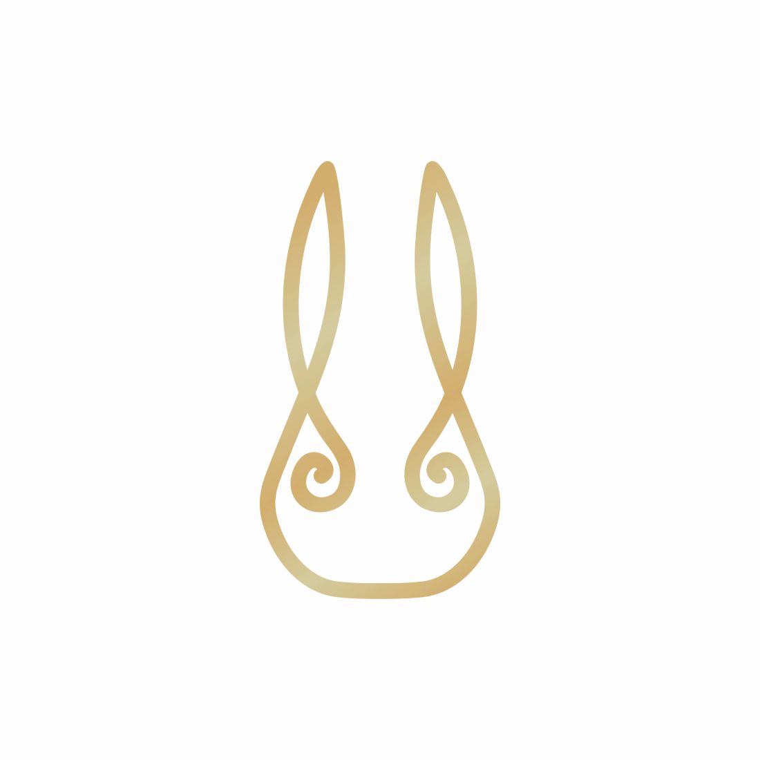 Bunny line logo preview image.