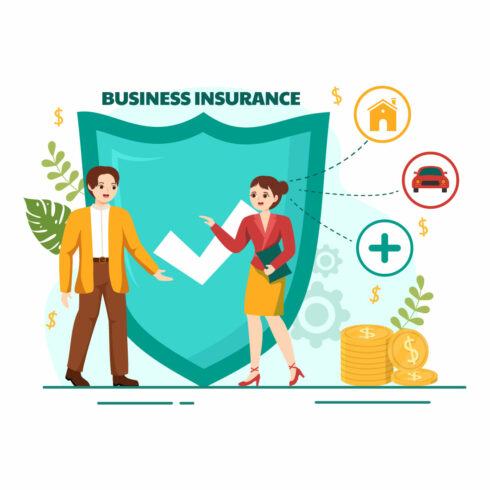 12 Business Insurance Illustration cover image.