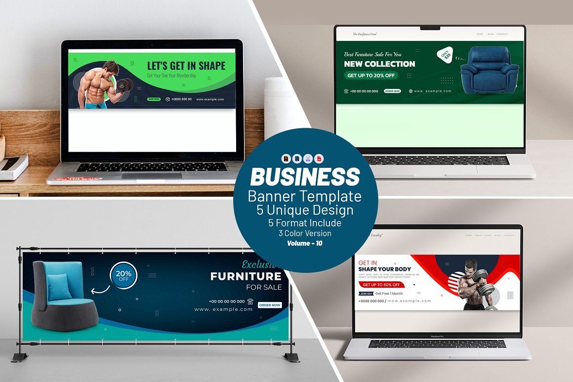 business sliders bundle 509