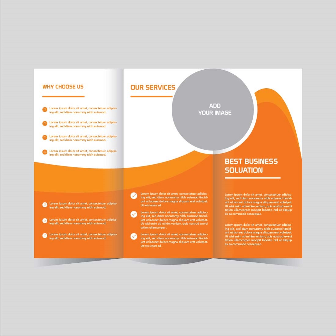 business tri fold brochure design template 03 658