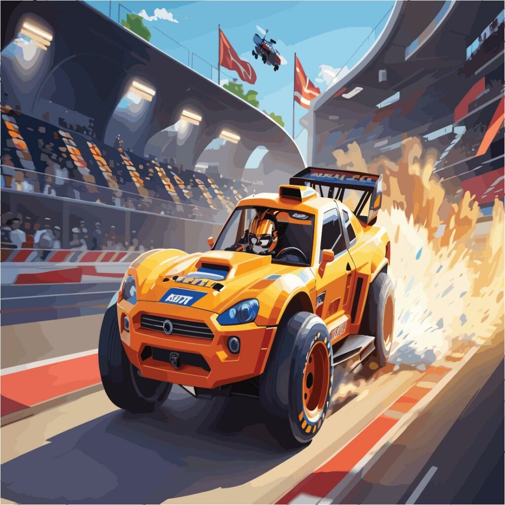 aspalt nitro car racing 2d and animated - MasterBundles