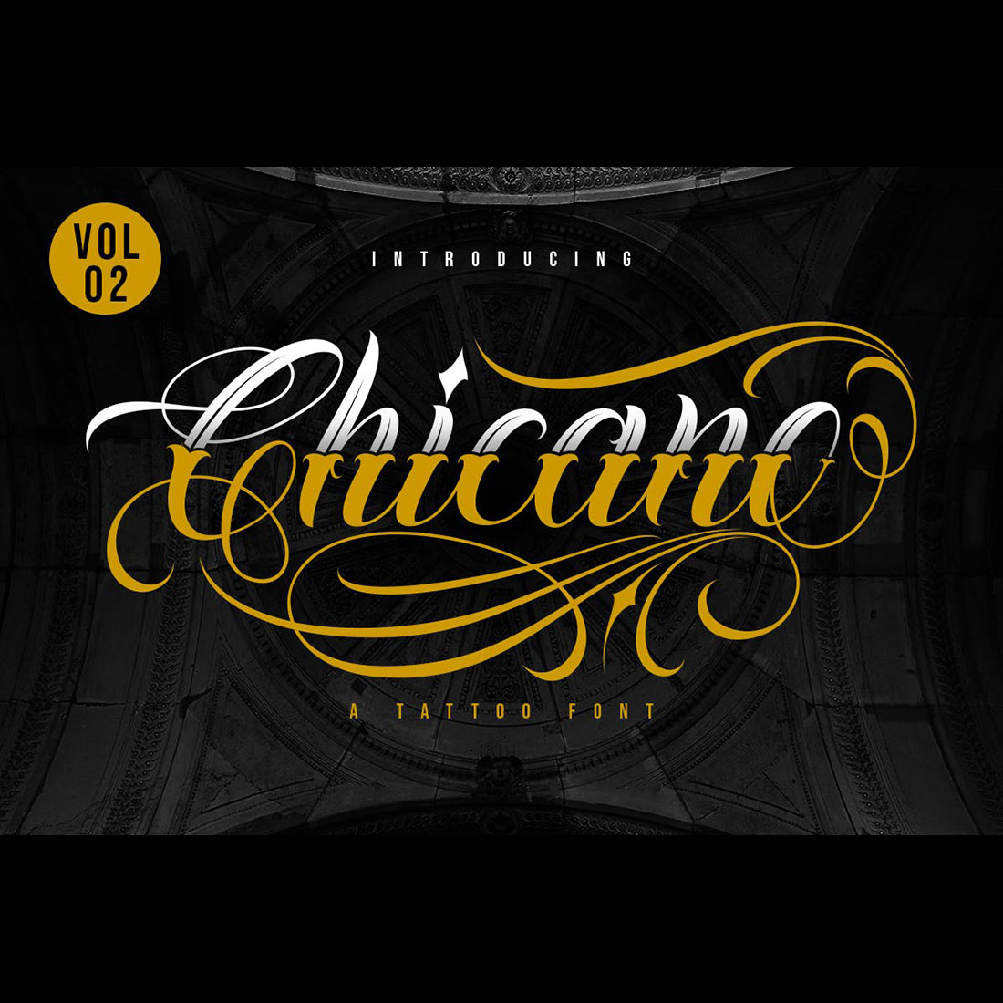 Chicano Font V2 cover image.