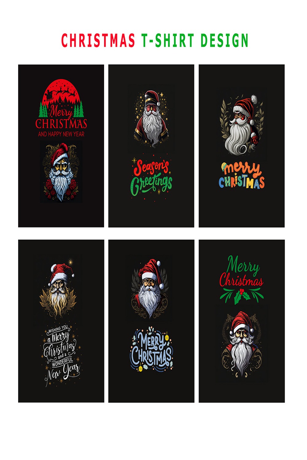 Christmas - T-shirts Text And Images Design pinterest preview image.
