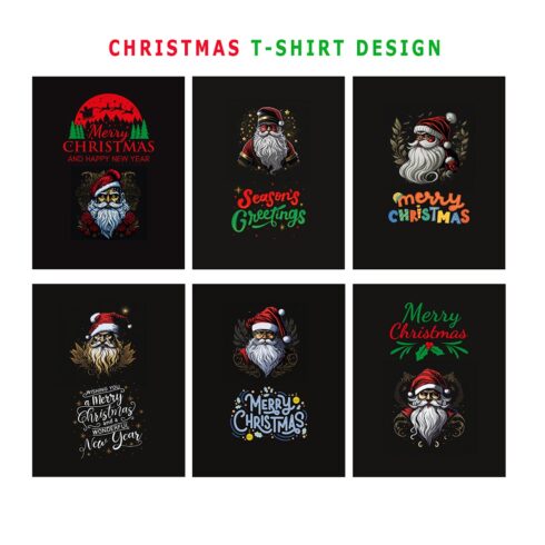 Christmas - T-shirts Text And Images Design cover image.
