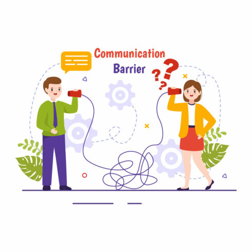 12 Communication Barrier Illustration - MasterBundles