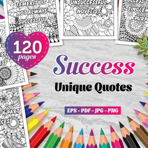 120 Happiness Quotes Unique Coloring cover image.