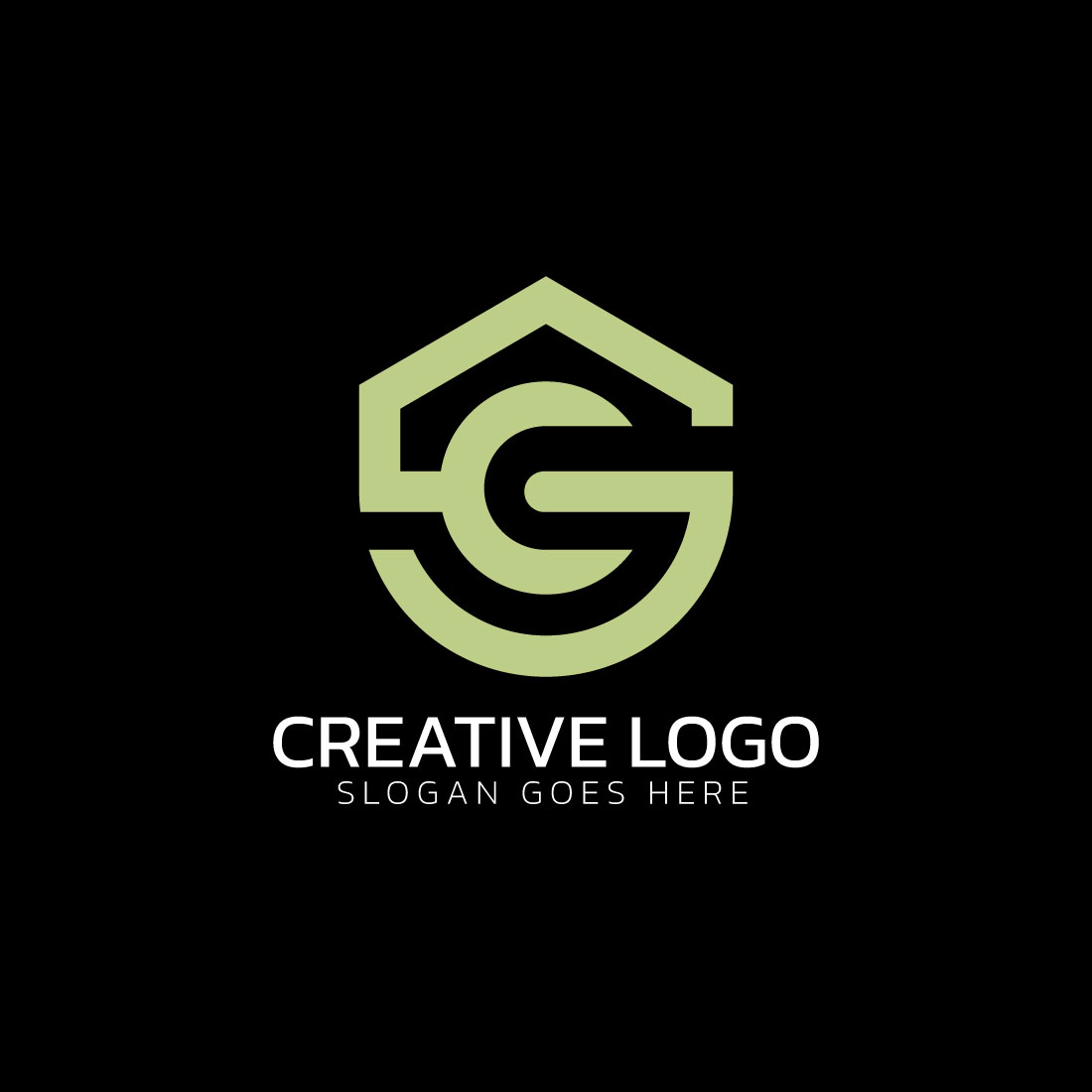 SC Letter logo, CS Letter logo preview image.
