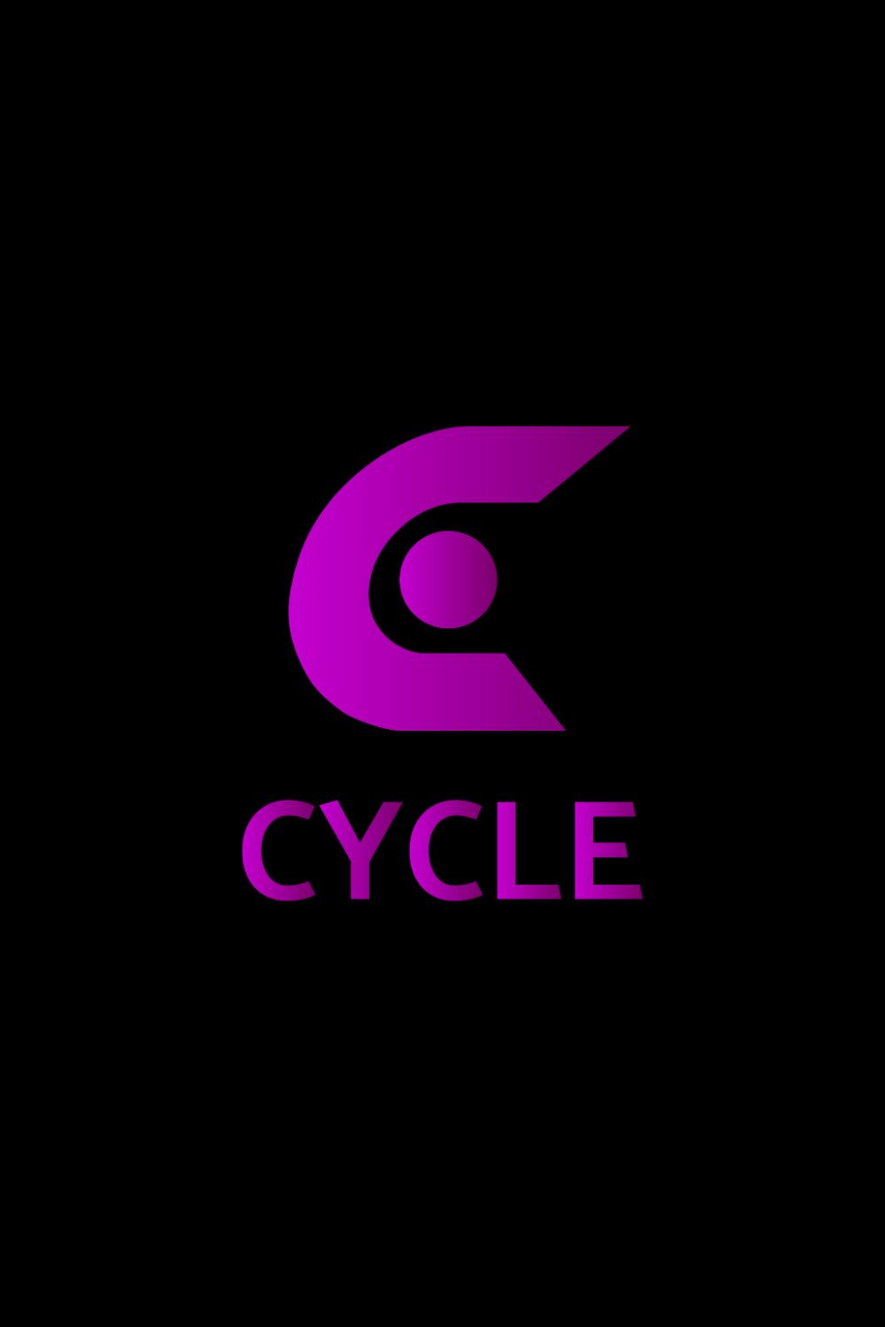 Cycle logo with C icon pinterest preview image.