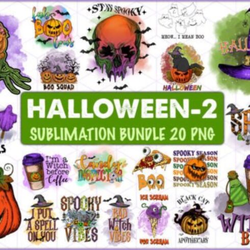 Spooky Halloween Mega Bundle cover image.