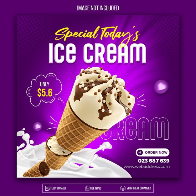 delicious icecream post design 556