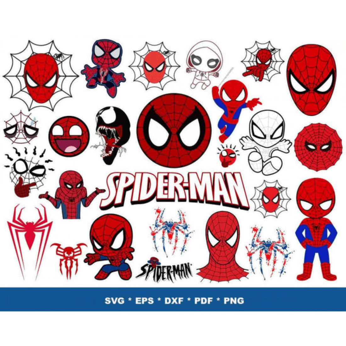 Spiderman SVG, Spiderman Symbol, Spiderman Logo, Spiderman Silhouette, Spiderman PNG, Spiderman Transparent preview image.