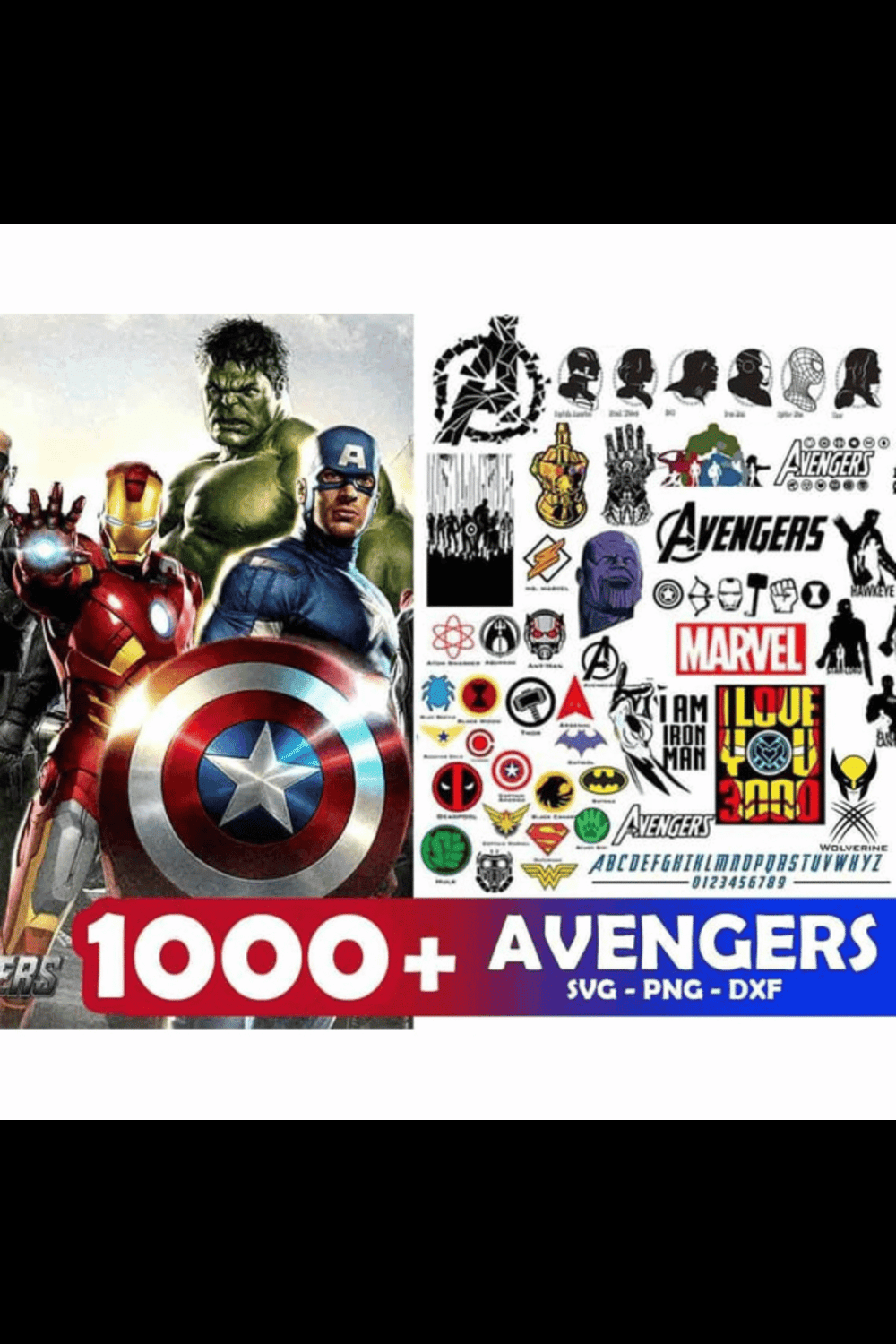 Avengers SVG, Avengers Logo, Avengers Symbol, Avengers PNG, Avengers Clipart, Avengers Emblem, Marvel SVG, Marvel Logo pinterest preview image.