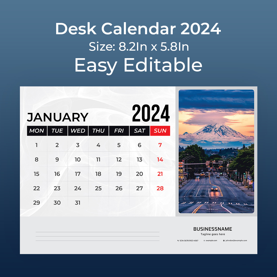 desk calendar 2024 cover image.