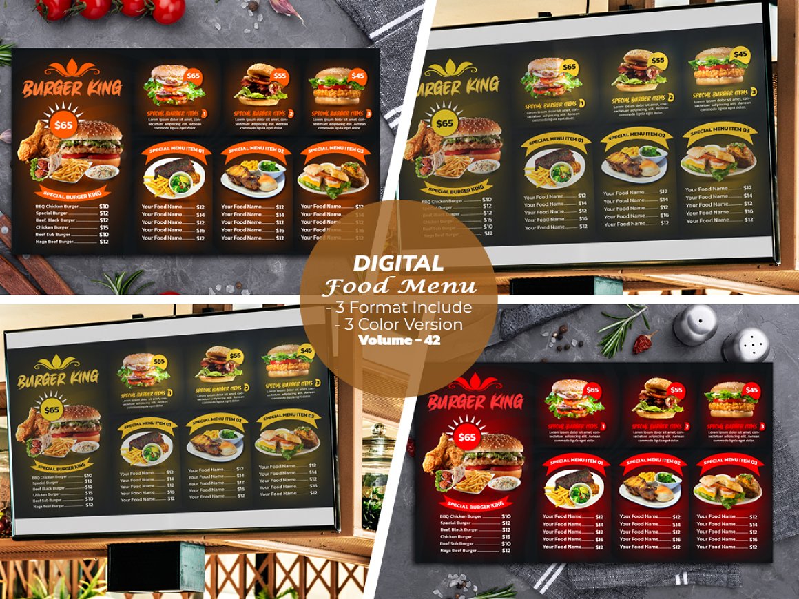 digital food menu 940